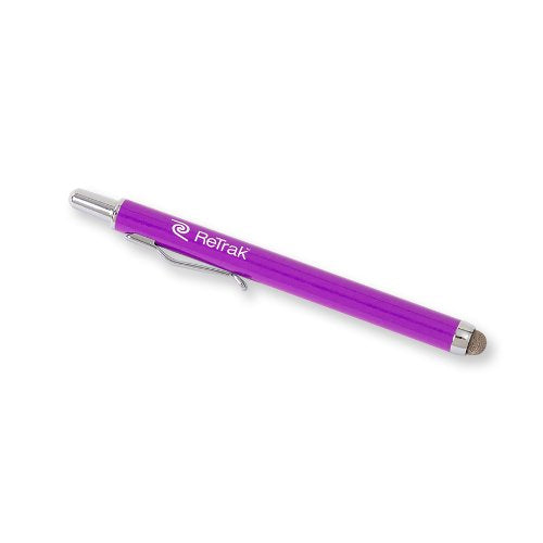 ReTrak Retractable Stylus, Purple (ETSTYLUSRL)