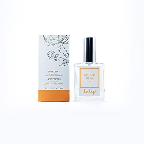 Tulip Perfume Classic Eau De Parfum, Mandarin Peony, 2 Ounce
