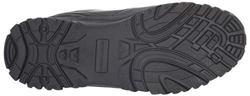 Skechers mens Relaxed Fit Resment Traven Hiking Boot, Black/Black, 8 US