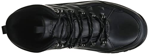 Skechers mens Relaxed Fit Resment Traven Hiking Boot, Black/Black, 8 US