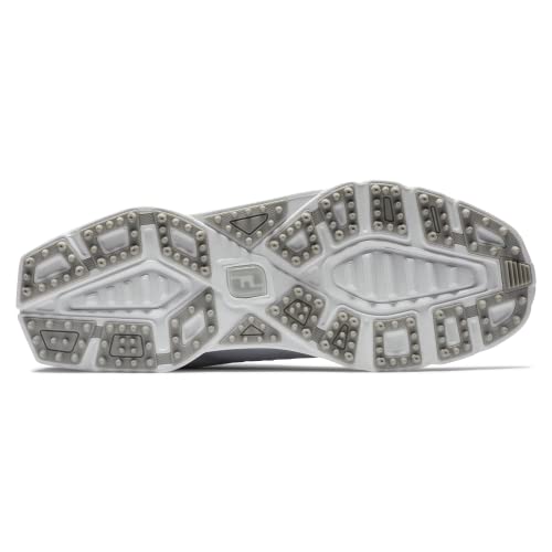 FootJoy Women's Pro|SL Sport Golf Shoe, White/Light Grey, 6.5