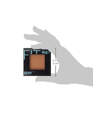 Maybelline Fit Me Matte + Poreless Pressed Face Powder Makeup, Mocha, 0.3 oz.