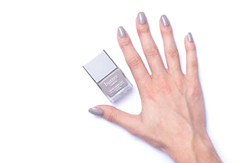 butter LONDON Patent Shine 10X Nail Lacquer, Gel-Like Finish, Chip-Resistant Formula, 10-Free Formula, Cruelty-Free, Polymer Technology, Ta-Ta