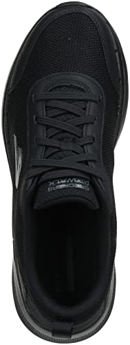Skechers mens Gowalk 6 - Athletic Workout Walking Shoes With Air Cooled Foam Sneaker, Black 2, 9.5 US