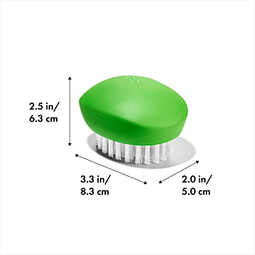 OXO Good Grips Vegetable Brush Blackand Green