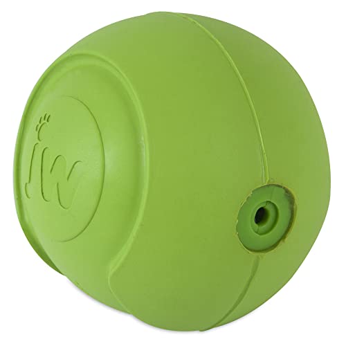 JW Pet Company iSqueak Bouncin' Baseball Dog Toy, Medium (Colors Vary)