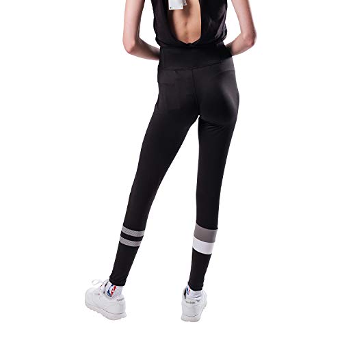 Ultra Game NBA Brooklyn Nets Womens Leggings Perimeter Fitness Sport Yoga Pants, Black, Medium