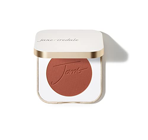 jane iredale PurePressed Blush | Natural Color and Glow for All Skin Tones | Non-Comedogenic with Minerals and Antioxidants | Cruelty-Free and Wheat-Free, 0.11 oz.