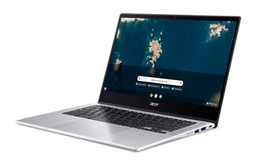 Acer Chromebook Spin 314 Convertible Laptop | Intel Pentium Silver N6000 | 14' Full HD IPS Touch Display | 4GB LPDDR4X | 128GB eMMC | DTS Audio | Intel Wi-Fi 6 AX201 | Chrome OS | CP314-1HN-P5NE