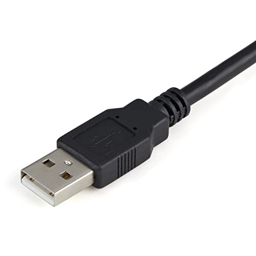 StarTech.com USB to Serial Adapter - 1 port - USB Powered - FTDI USB UART Chip - DB9 (9-pin) - USB to RS232 Adapter (ICUSB2321F)