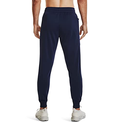 Under Armour Mens ArmourFleece Jogger , (410) Midnight Navy / / Black , Medium