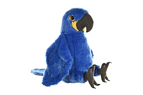 WILD REPUBLIC Hyacinth Macaw Plush, Stuffed Animal, Plush Toy, Gifts for Kids, Cuddlekins 12 Inches