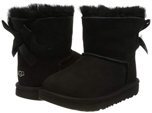 UGG unisex child Mini Bailey Bow Ii Boot, Black, 7 Toddler US
