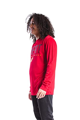 Ultra Game -NBA Men's Active Long Sleeve Pullover T-Shirt