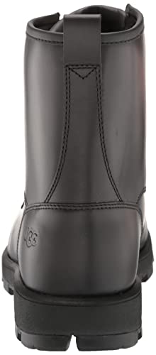 UGG Men's Kirkson Boot, Black Leather, Size 12
