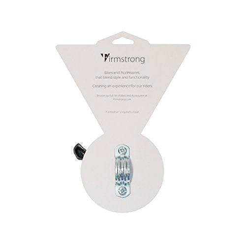 Firmstrong Classic Beach Cruiser Bicycle Bell, White