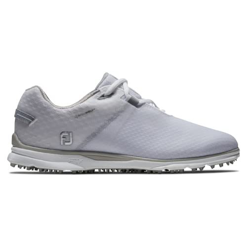 FootJoy Women's Pro|SL Sport Golf Shoe, White/Light Grey, 7