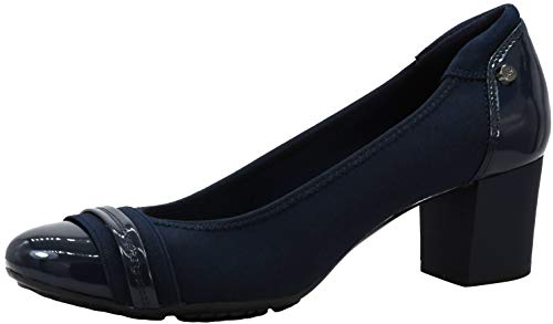 10 M US Anne Klein Sport Women's Guardian Leather Dress Pump Shoes Navy