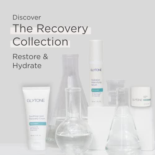 Glytone Soothing Lipid Recovery Cream - Vitamins A and E, Camelina Oil, Glycerin, Shea Butter - Sensitive, Compromised and Post-Procedure Skin - 2 fl. oz