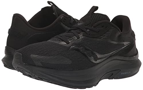 7.5 Saucony Men's Axon 2 Running Shoe, Triple Black