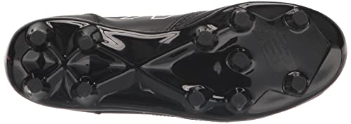 New Balance Kid's 442 V2 Academy Fg Junior Soccer Shoe, Black/White, 4.5 Big Kid