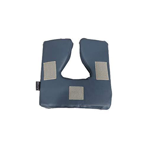 Master Massage Patented Memory Foam Ergonomic Dream Face Cushion Pillow Headrest, Royal Blue