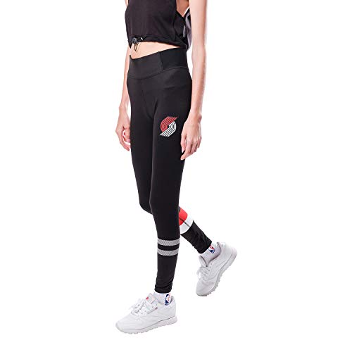 Ultra Game NBA Portland Trail Blazers Womens Leggings Perimeter Fitness Sport Yoga Pants, Black, X-Large