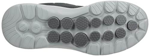 Skechers Men's Gowalk 6-Athletic Workout Walking Shoes with Air Cooled Foam Sneakers, Charcoal 2, 8.5