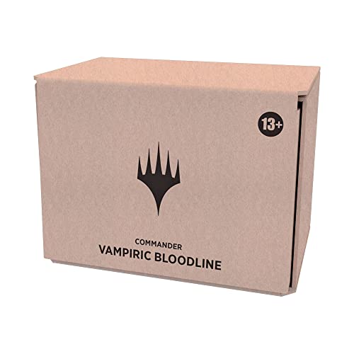 Magic The Gathering Innistrad: Crimson Vow Commander Deck – Vampiric Bloodline (Black-Red) | Minimal Packaging Version