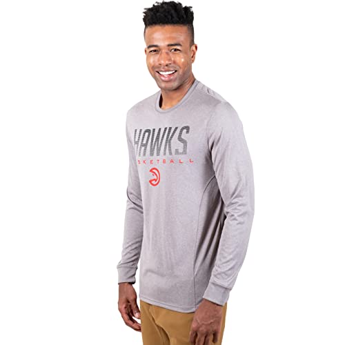 Ultra Game -NBA Men's Active Long Sleeve Pullover T-Shirt