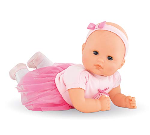 Corolle 9000100290 Mon Premier Poupon Maeva Ballerina 30 cm / French Doll with Charm and Vanilla Fragrance , Pink