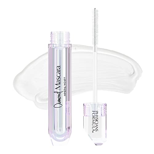 Physicians Formula Mineral Wear Diamond Mascara Clear Diamond, Dermatologist Tested, Opthahlamologist Approved, Sensitive Eyes