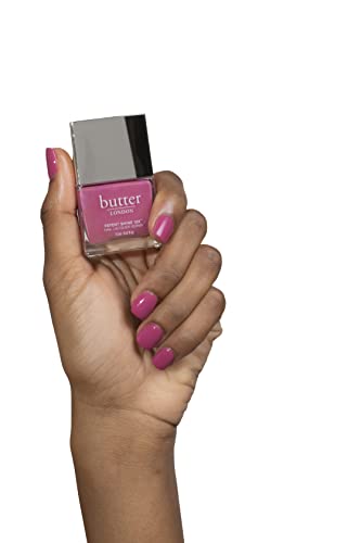 butter LONDON Patent Shine 10X Nail Lacquer, Gel-Like Finish, Chip-Resistant Formula, 10-Free Formula, Cruelty-Free, Polymer Technology, Dearie Me