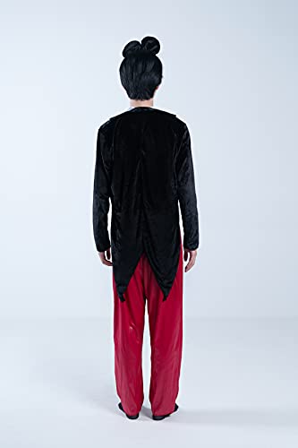 Disney Disguise Mickey Mouse Deluxe Mens Adult Costume, Red/Black/White, X-Large/42-46