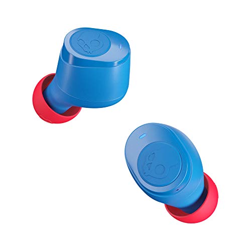 Skullcandy Jib True Wireless Earbud with Microphone / 22 Hour Battery Life / Use with iPhone and Android / Best for Gym, and Gaming / Bluetooth Earbud Headphones - Blue