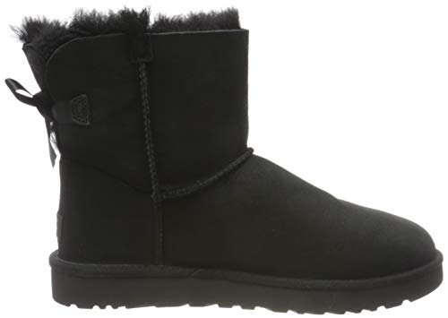 UGG Women's Mini Bailey Bow Ii Boot, Black, 6
