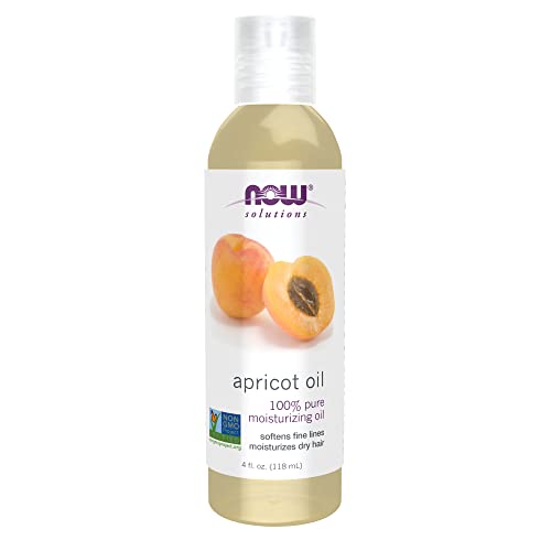 NOW Solutions, Apricot Kernel Oil, Hair Moisturizer, Rejuvenating Skin Oil, Softens Fine Lines, 4-Ounce