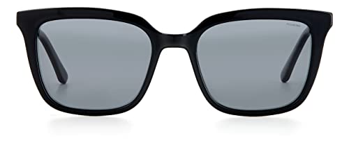 Fossil Women's Female Sunglass Style FOS 3112/G/S Polarized Rectangular, Black, 53mm, 18mm