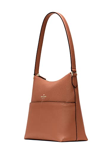 Kate Spade New York Kate Spade Bailey Textured Leather Shoulder Bag Purse Handbag, Warm Gingerbread