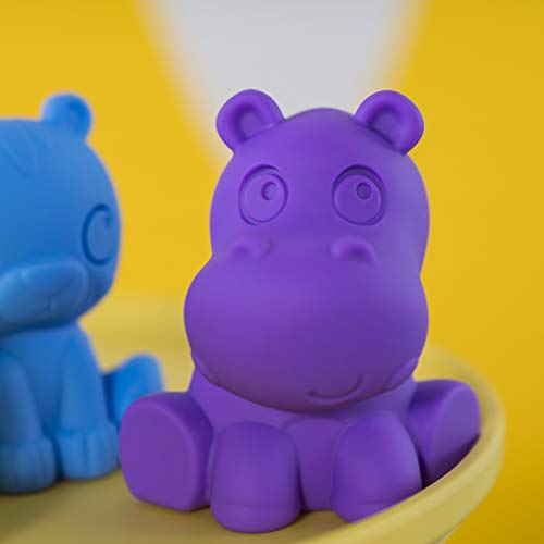 Bright Starts TropicAnimals 9pk Take-Along Friends Baby Bath Toys and Play Set - Squeezable Wipeable Soft Infant Toys, Ages 3 Months+