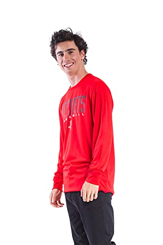 Ultra Game -NBA Men's Active Long Sleeve Pullover T-Shirt XX-Large