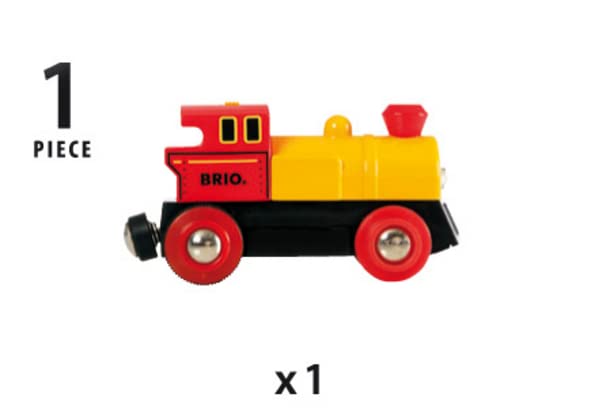 BRIO World - 33594 Two-Way Battery-Operated Engine | Train Toy for Kids Ages 3 and Up