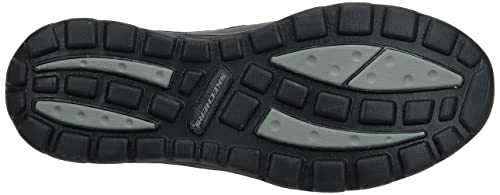 Skechers USA Men's Relaxed Fit Memory Foam Superior Gains Slip-On,8 M US,Black