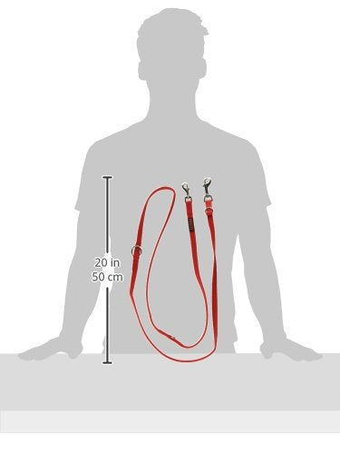 Halti Training Lead For Dogs, Double Ended Dog Training Leash for Halti Head Collar and No Pull Harness, Red Training Leash for Small Dogs and Medium Dogs