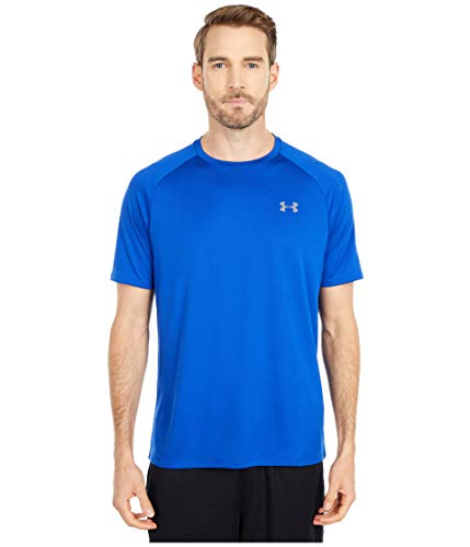 Under Armour mens Tech 2.0 Short-Sleeve T-Shirt , Royal (400)/Graphite , Small