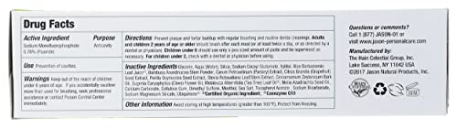 Jason Healthy Mouth Anti-Cavity and Tartar Control Gel, Tea Tree Oil and Cinnamon, 6 Oz