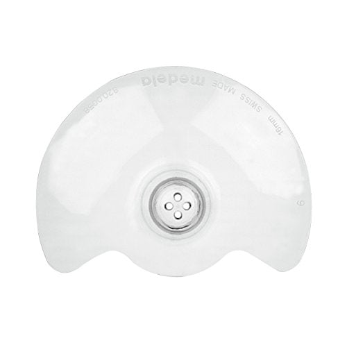 Medela Contact Nipple Shield, 16mm Extra Small, Nippleshield for Breastfeeding with Latch Difficulties or Flat or Inverted Nipples, Made Without BPA