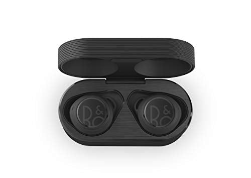 Bang and Olufsen Beoplay E8 Sport True Wireless In-Ear Bluetooth Earphone with Customizable Comfort Fit, Microphones and Touch Control, Wireless Charging Case, 28H Playtime, IP57 Dust and Waterproof Black