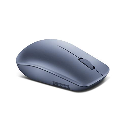Lenovo 530 Wireless Mouse with Battery, 2.4GHz Nano USB, 1200 DPI Optical Sensor, Ergonomic for Left or Right Hand, Lightweight, GY50Z18986, Abyss Blue