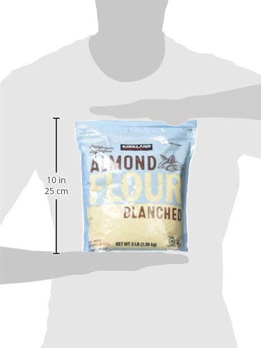 Kirkland Signature Almond Flour Blanched California Superfine, 3 Pounds (1.36 kg) Each Bag